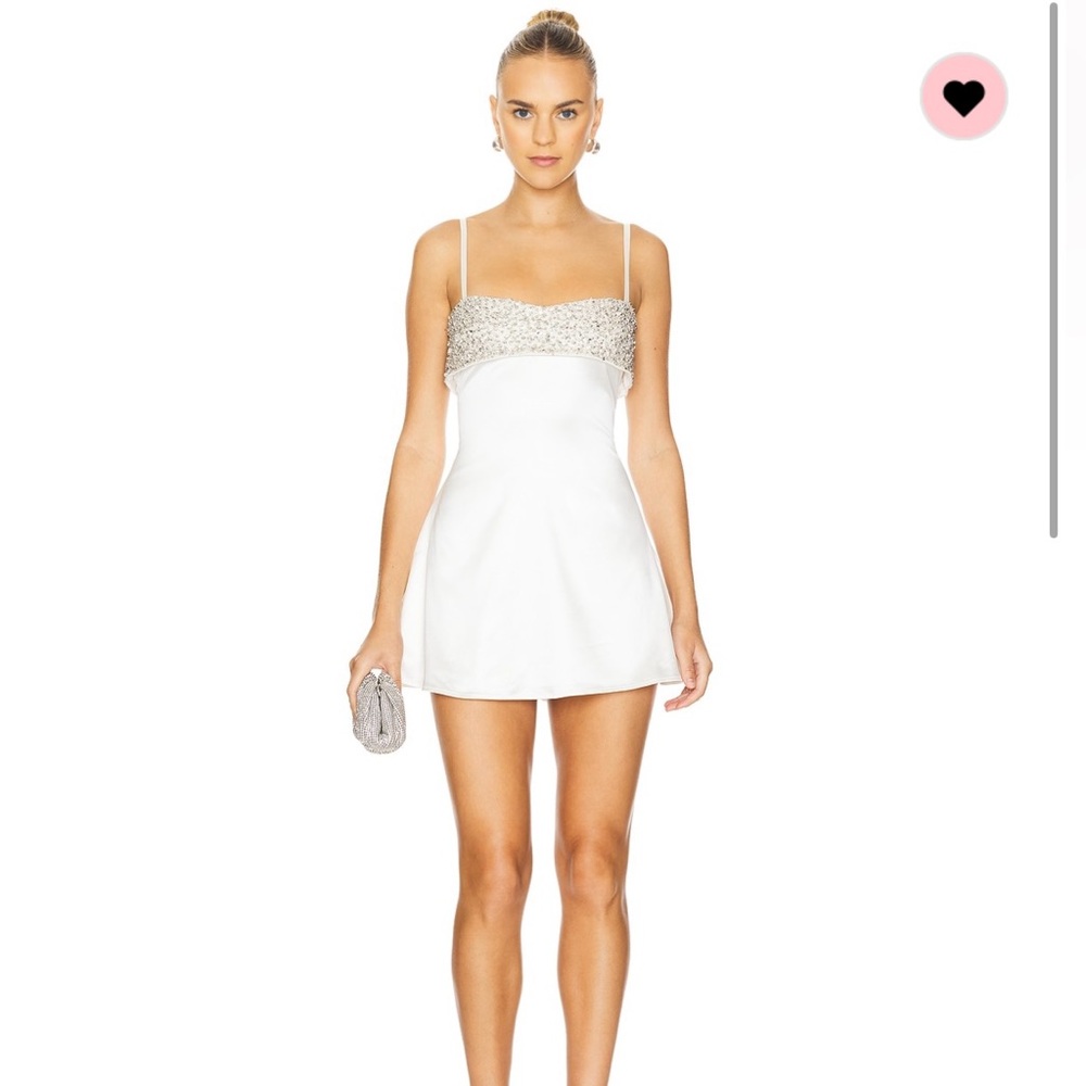 Majorelle Ivory Mini Dress